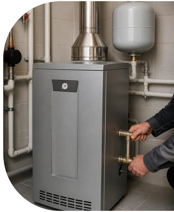 Монтаж напольного котла в Большой Камне от 15212 р. | АПаруса-Бль