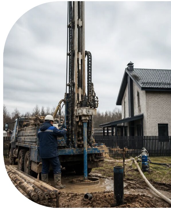 Бурение скважин на воду под ключ в Большой Камне от 121692 р. | АПаруса-Бль